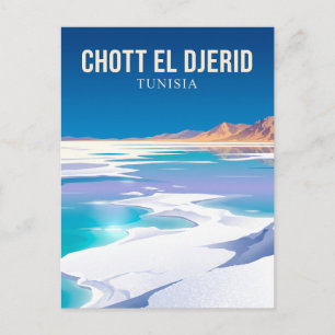Chott el Djerid Tunisia Postcard