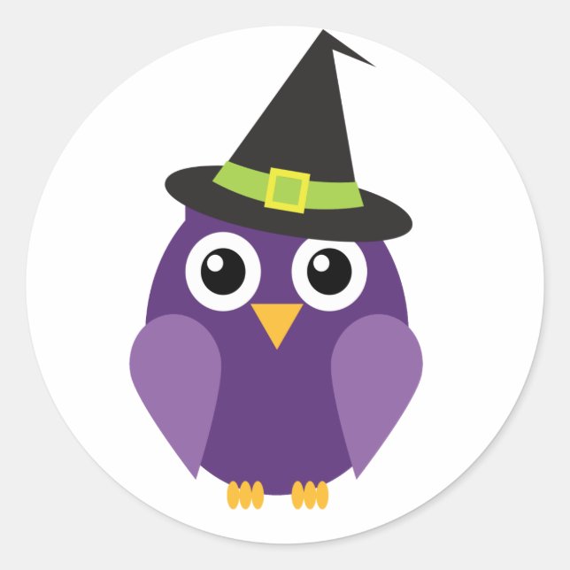 Chouette avec Stickers Halloween Casquettes (Devant)