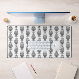 Chouette (blanche) - Mat de bureau