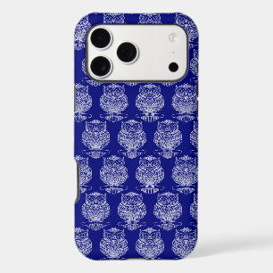 Chouette (bleu foncé) - Coque iPhone