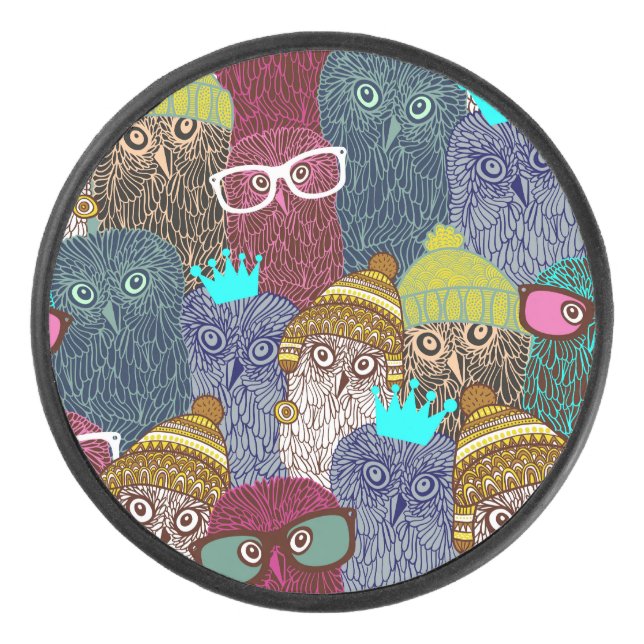 Chouette dans la couronne (Devant)