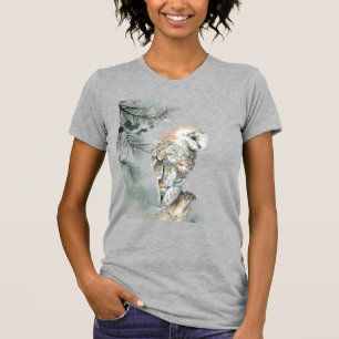 Chouette d'aquarelle Oiseau Faune Nature T-shirt