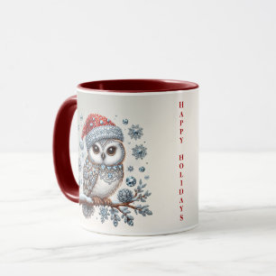 Chouette de Noël Mug