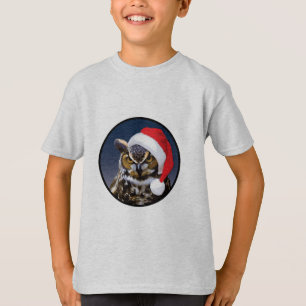 Chouette de Noël - T-shirt de base pour enfants