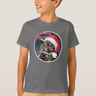 Chouette de Noël - T-Shirt de la hane de base pour