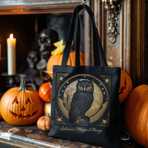 Chouette d'Halloween sur mesure ou Sac fourre-tout