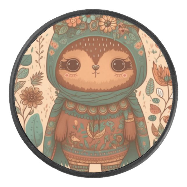 Chouette florale de mûre boho (Devant)