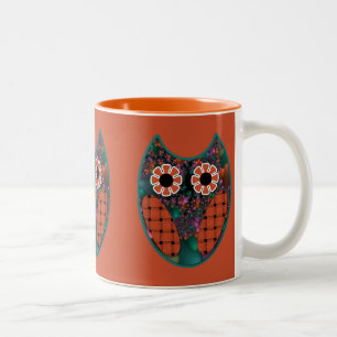 Chouette fractale Mug