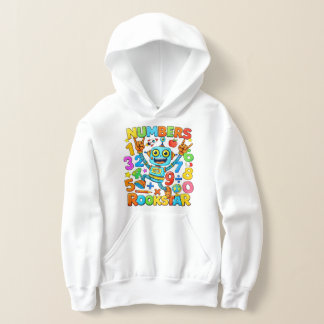 Chouette Maths Nombres Rockstar Dessin Animé Sweat