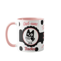 Chouette personnalisée - Mug de l'enseignant