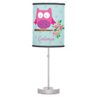 Chouette sur une branche Lampe de table personnali