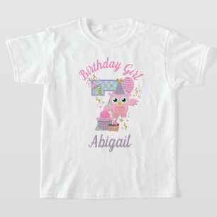 Chouette T-shirts pour tout-petits du septième ann