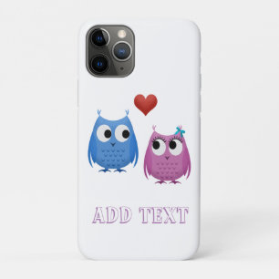 Chouettes douces en amour coque iphone incipio