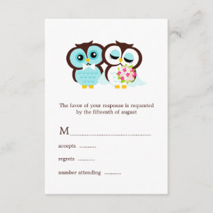 Chouettes mariages RSVP