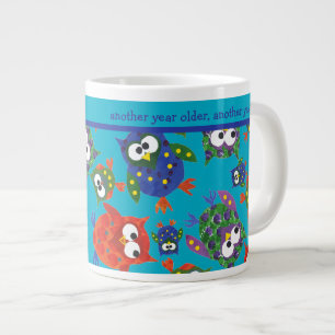Chouettes mignonnes personnalisées Mug de café de 
