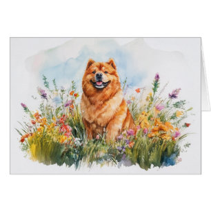 Chow Chow - 5" x 7" Art Card