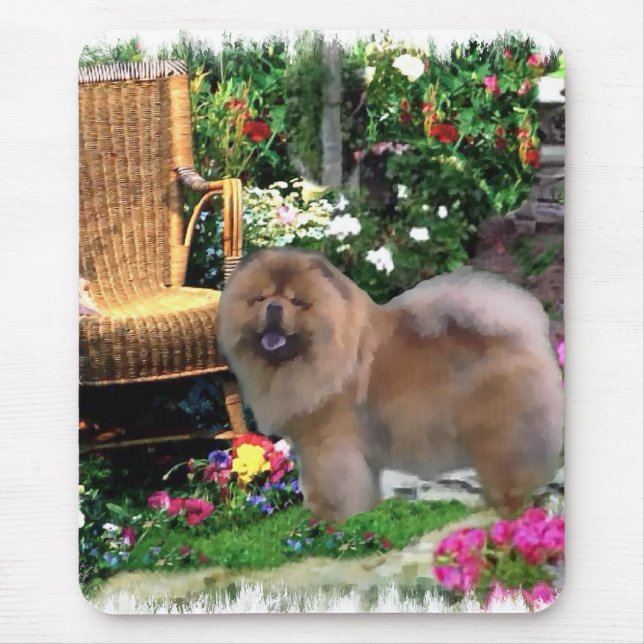 Chow Chow Art Gifts Mouse Pad (Front)
