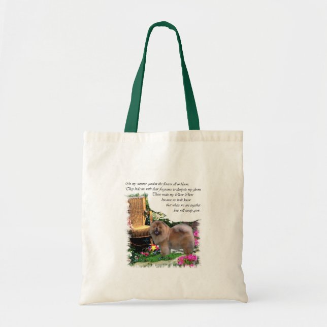 Chow Chow Art Gifts Tote Bag (Front)