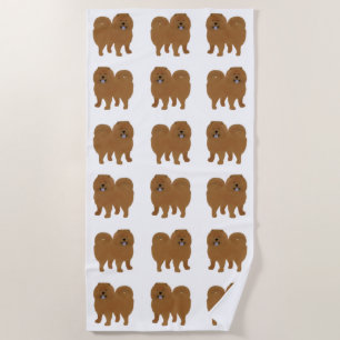 Chow Chow Beach Towel