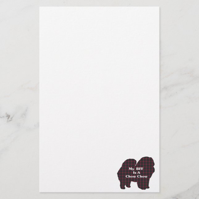 Chow Chow BFF Stationery (Front)