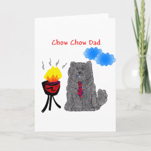 Chow Chow Black - Dad Card
