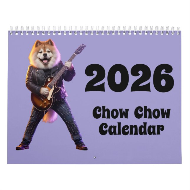 Chow Chow Calendar (Cover)