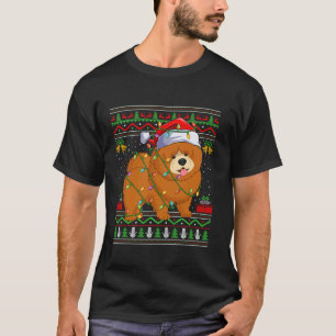 Chow Chow Chien Lumières de Noël Père Noël Sweat l