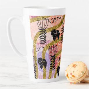 CHOW CHOW CHOW abstract  Latte Mug