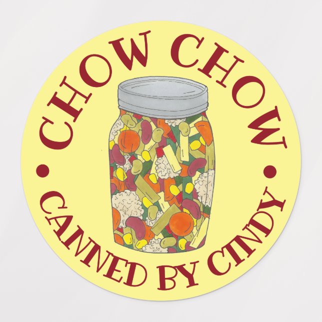 Chow Chow Chowchow Relish Amish PA Dutch Food (Design 1)