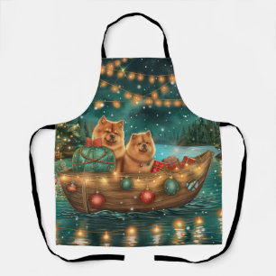Chow Chow Christmas Festive Voyage Apron
