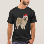 Chow Chow Christmas Santa Hat Lights Funny Pet Dog T-Shirt<br><div class="desc">Chow Chow Christmas Santa Hat Lights Funny Pet Dog Xmas</div>