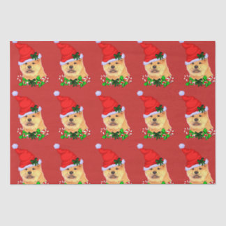 Chow Chow Christmas Tissue Paper