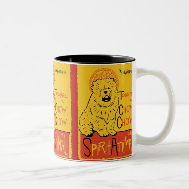 Chow Chow Cute Dog Coffee Mug (Right)