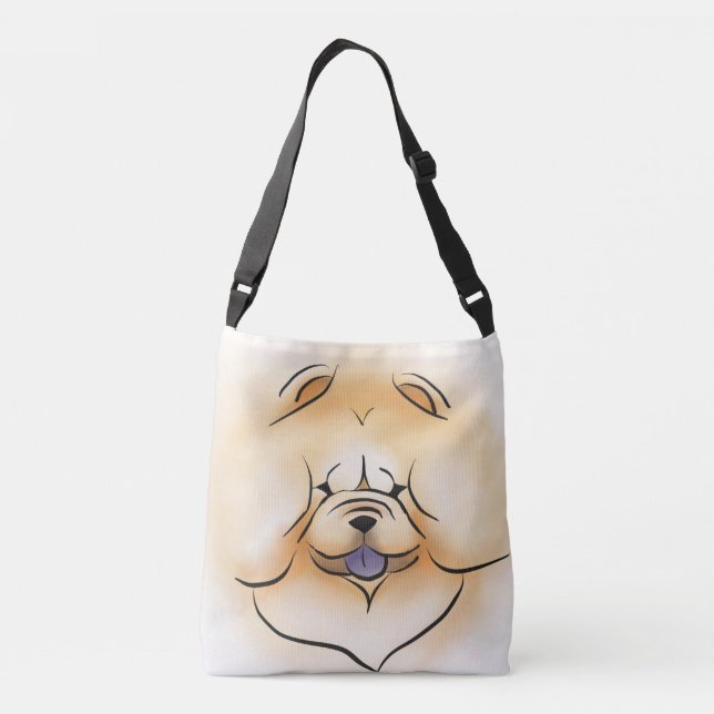 CHOW-CHOW de SOURIRE fourre-tout ou sac mortuaire (Dos)