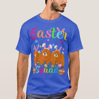 Chow Chow Dog Bunny Ear Easter Squad Chow Chow Hap T-Shirt