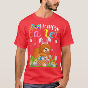 Chow Chow Dog Bunny Egg Hunting Funny Chow Chow Ha T-Shirt