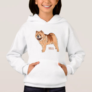 Chow Chow dog cartoon