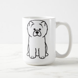 Chow Chow Dog Cartoon Coffee Mug