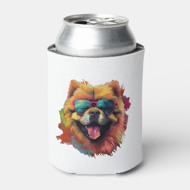 Chow Chow Dog Chinese Dog Breed for a Chow Chow   Can Cooler (Can Front)