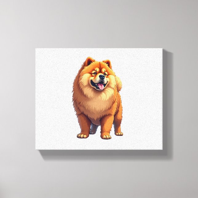 Chow Chow Dog Chinese Dog Breed for a Chow Chow   Canvas Print (Front)