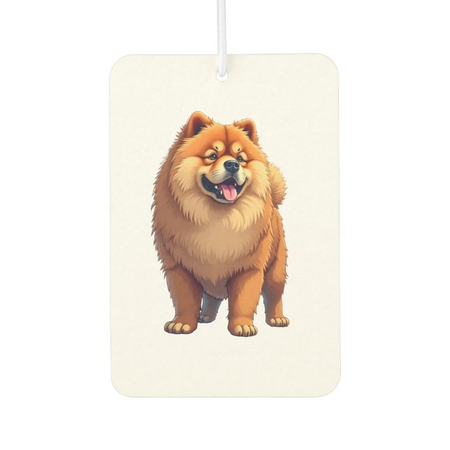 Chow Chow Dog Chinese Dog Breed for a Chow Chow Co Air Freshener (Front)
