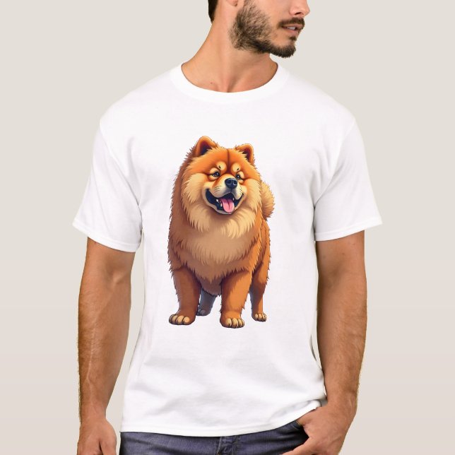 Chow Chow Dog Chinese Dog Breed for a Chow Chow Co T-Shirt (Front)