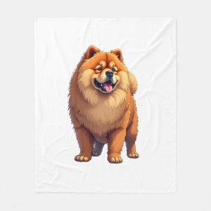 Chow Chow Dog Chinese Dog Breed for a Chow Chow   Fleece Blanket