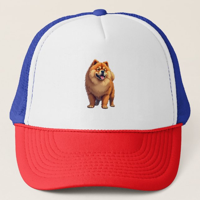 Chow Chow Dog Chinese Dog Breed for a Chow Chow   Trucker Hat (Front)