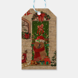 Chow Chow Dog Christmas   Gift Tags