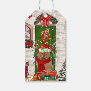 Chow Chow Dog Christmas   Gift Tags