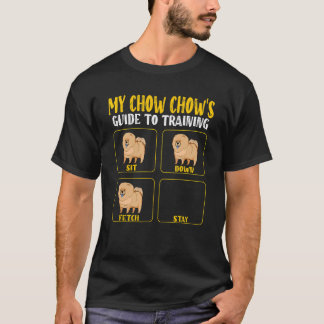 chow chow dog mom dad training guide dogs T-Shirt