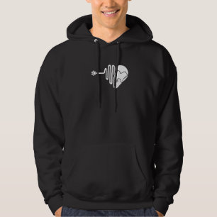 Chow Chow Dog Paw Heartbeat Pet Owner Veterinarian Hoodie