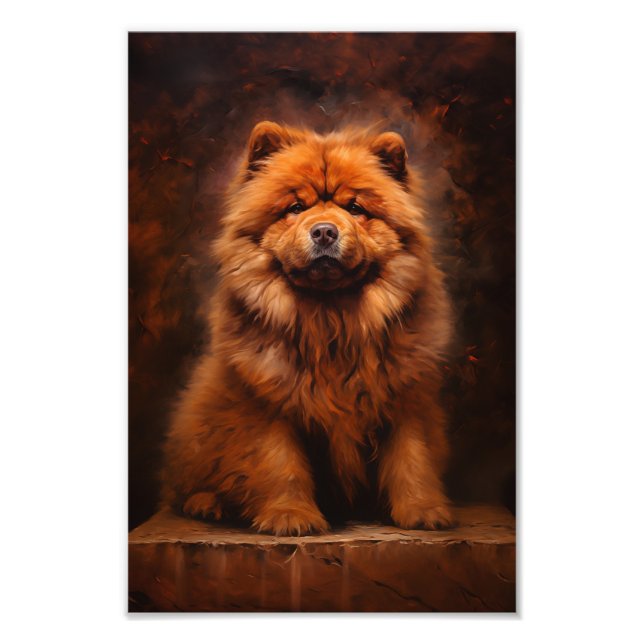 Chow chow dog photo print (Front)