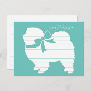 Chow Chow Dog Puppy Thank You Card